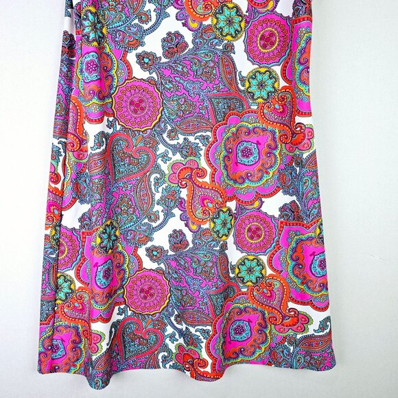 Jude Connally Beth Captiva Paisley Shift Dress, Made in the USA, NWOT, Sz L - Picture 5 of 10